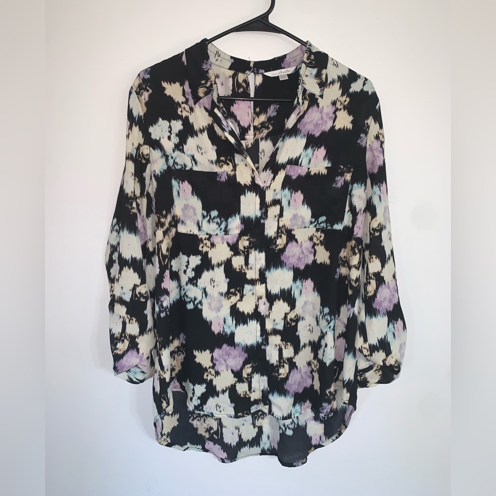 Charming Charlie’s button down blouse Size L. Worn once!